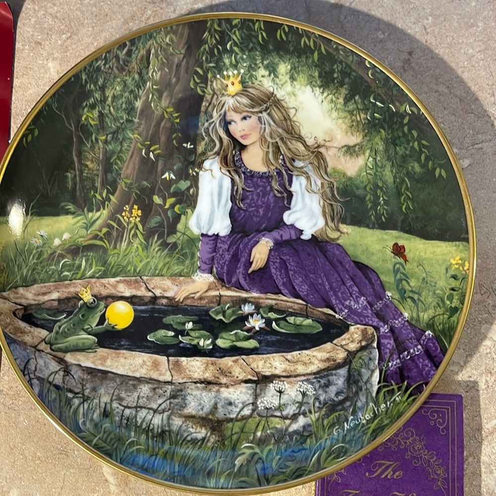 The Frog King Collector Plate - Kaiser -Porcelain